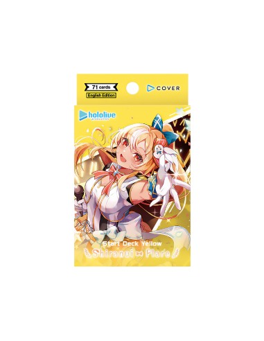 Hololive-Card Game Start Deck Yellow Shiranui Flare