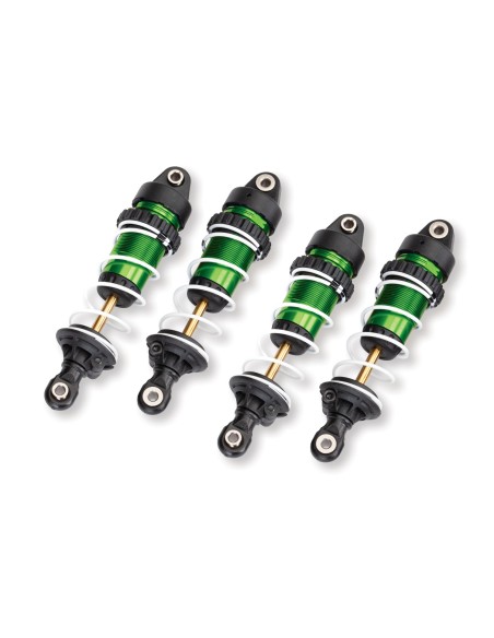 Aluminum GTR Shocks, GREEN (Mini MAXX)