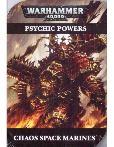 43-02-60 PSYCHIC CARDS:CHAOS SPACE MARINE:ENGLISH