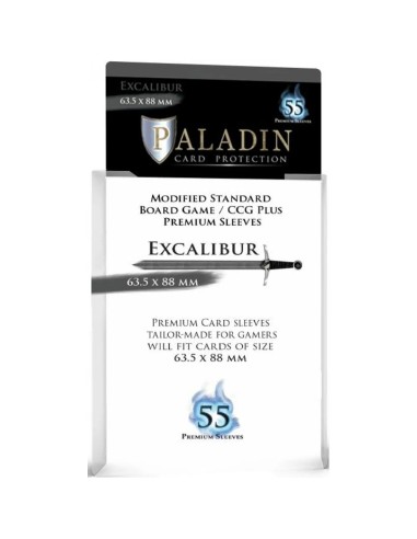 Paladin Sleeves Excalibur Premium Standard 63,5x88mm