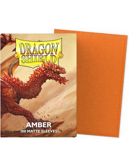 Dragon Shield Sleeves MATTE (100) Amber