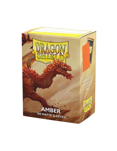 Dragon Shield Sleeves MATTE (100) Amber