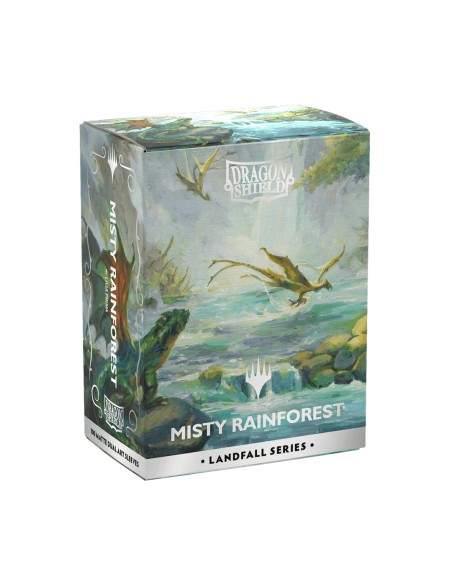 Dragon Shield Standard Sleeves - Misty Rainforest 100