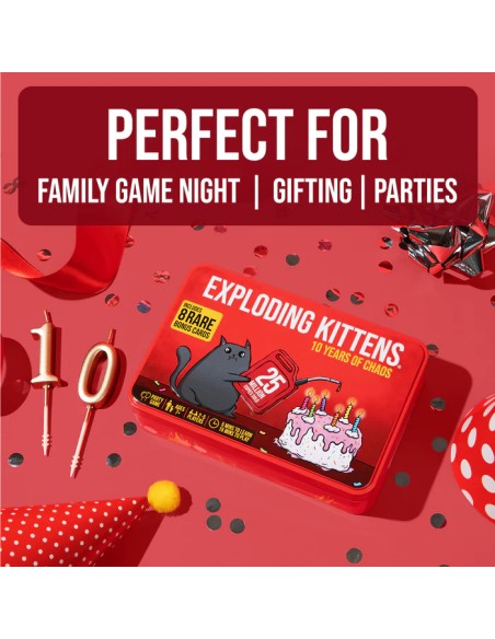 Exploding Kittens 10 Years Anniversary Tin Edition EN