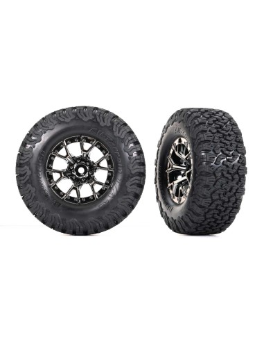Ford Raptor R Black Rear Wheels with BFG Tires (2)