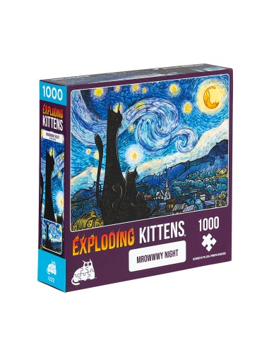 PUZZLE Exploding Kittens: MROWWWY NIGHT (1000)