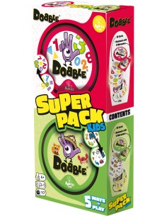 Dobble Super Pack Kids (123+Animals) (Big Box Eco Version)