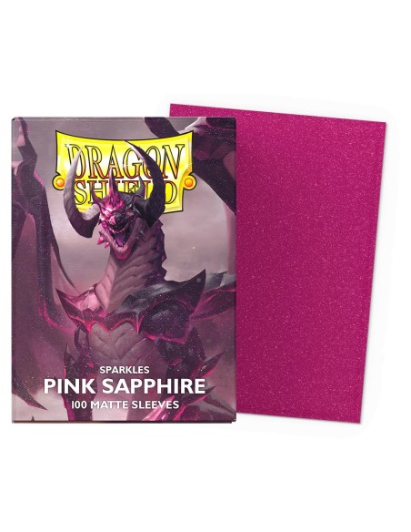 Dragon Shield Sleeves MATTE (100) Pink Sapphire