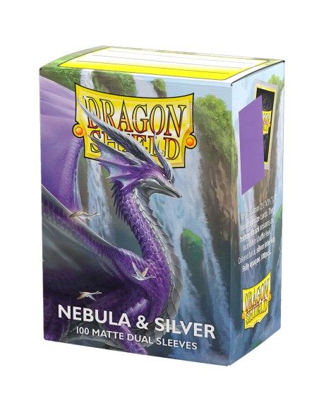 Dragon Shield Sleeves DUAL MATTE (100) Nebula & Silver