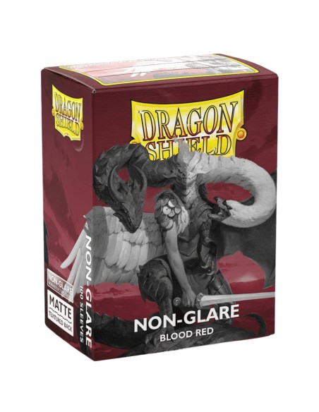 Dragon Shield MATTE NON GLARE - Blood Red (100)