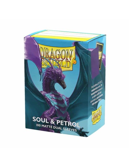 Dragon Shield Sleeves DUAL MATTE (100) Soul & Petrol