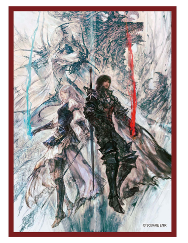 Final Fantasy TCG Supplies Sleeves FIERY HEART (100)