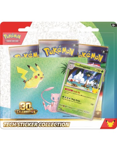 PKM 30th Celebration Tech Sticker Collection