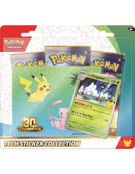 PKM 30th Celebration Tech Sticker Collection