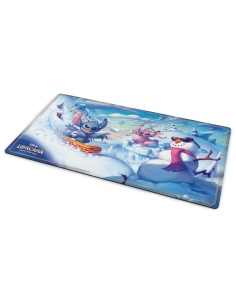 Disney Lorcana Stitch and Angel in Winterspel Playmat S14 2
