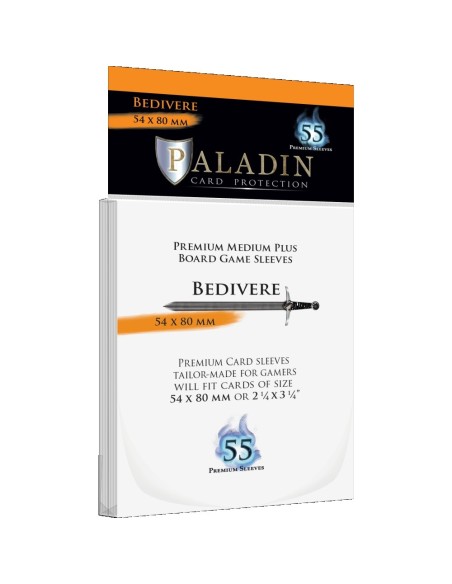 Paladin Sleeves Bedivere Premium Medium Plus 54x80mm