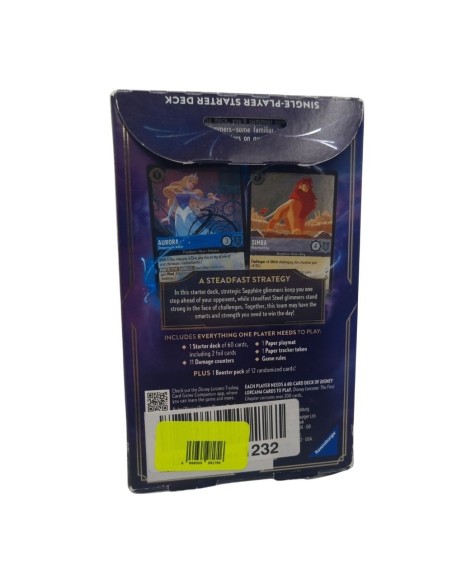 Disney Lorcana The First Chapter Starter Deck EN-Caixa Danif