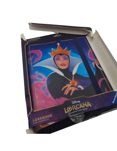 Disney Lorcana Evil Queen Card Portfolio - Caixa Danificada