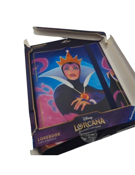 Disney Lorcana Evil Queen Card Portfolio - Caixa Danificada