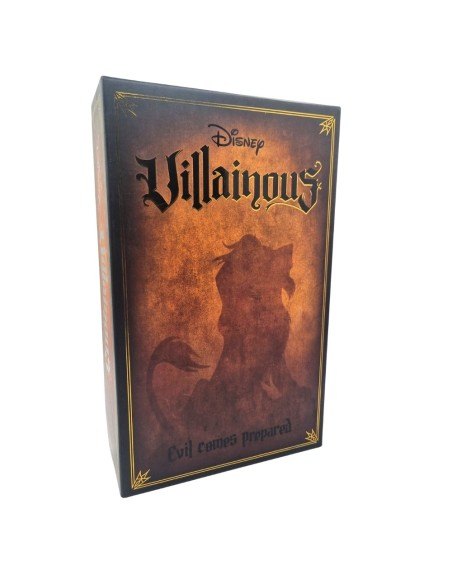 DISNEY VILLAINOUS EVIL COMES PREPARED - Caixa Danificada