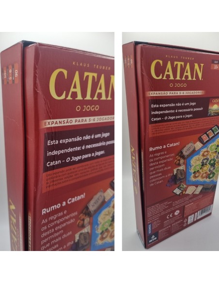 Catan 5-6 Player Extension (PT) Caixa Danificada