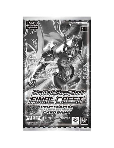 Digimon Card Game Limited Pack Final Crest Booster LM08