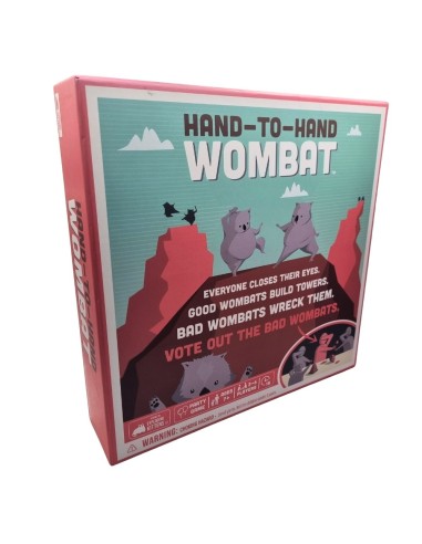 Hand to Hand Wombat - Game by Exploding Kittens - Caixa Dan