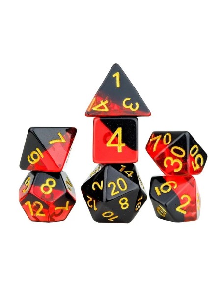 Sirius Dice Set Brimstone 7-Die Set