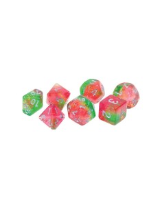 Sirius Dice Set Lotus Glowworm 7-Die Set