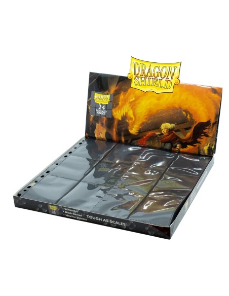 Dragon Shield 24 POCKET PAGES Black (50)