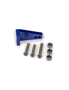 Blue Aluminum Rudder Arm & Hardware