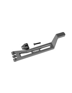 Gray Aluminum Battery Hold-Down Strap w/ Post