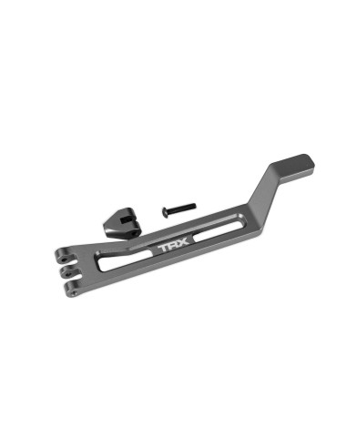 Gray Aluminum Battery Hold-Down Strap w/ Post