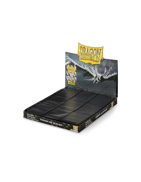 Dragon Shield 18-POCKET PAGES Black NON GLARE (50)