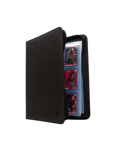 UP 9 Pocket Zippered Toploader Premium PRO Binder Black 2