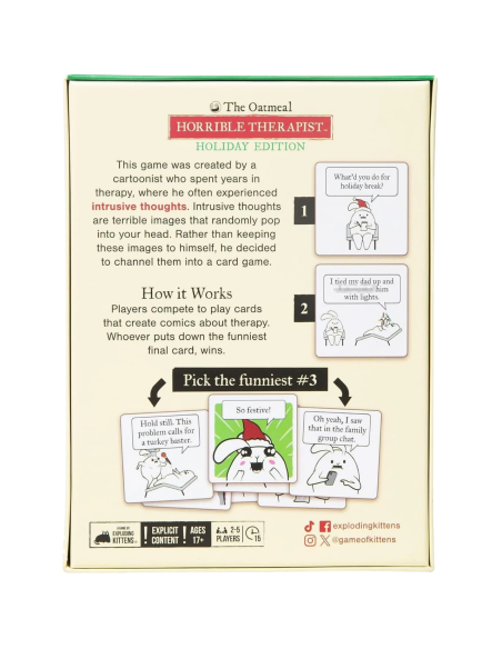 Horrible Therapist: Holiday Edition - by Exploding Kittens