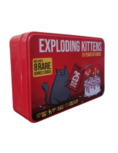 Exploding Kittens 10 Years Anniversary Tin Caixa Danificada