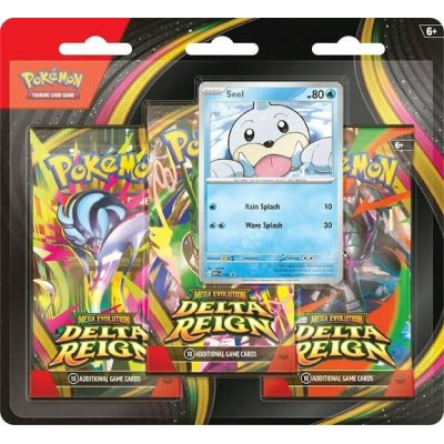 PKM Mega Evolution: Delta Reign 3-pack Blister