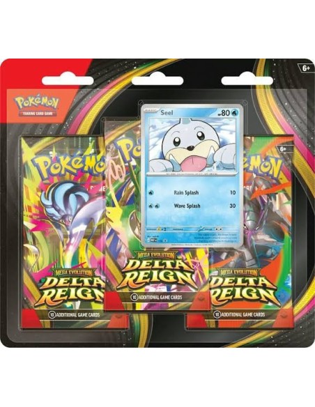 PKM Mega Evolution: Delta Reign 3-pack Blister