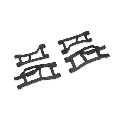 Black WideMaxx Front Upper & Lower HD Suspension Arms
