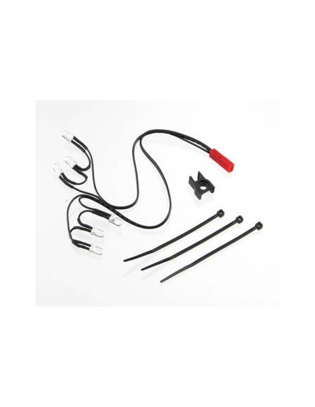 LED lights, rear harness (6 red lights), Summit wire clip
