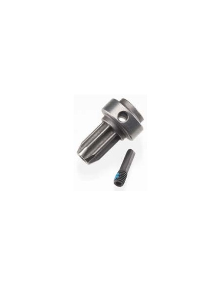 Drive hub, front, h. steel screw pin