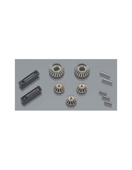 Gear set, differential (output gears (2) spider gears (3)