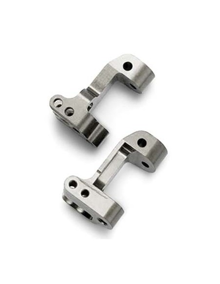 Caster blocks, 25-degree, titanium-anod 6061-T6 ALUM (left-r