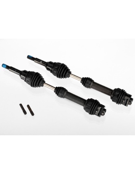 Driveshafts, front, steel-spline constant-velocity (2)
