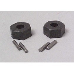 Wheel hubs, hex (2) stub axle pins (2)