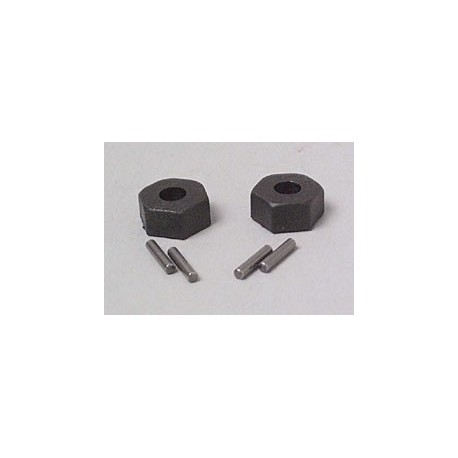 Wheel hubs, hex (2) stub axle pins (2)