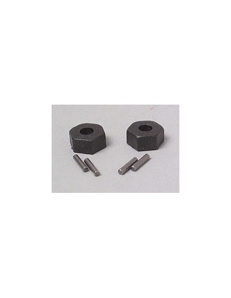 Wheel hubs, hex (2) stub axle pins (2)