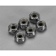 Nuts, 4mm nylon locking (10)