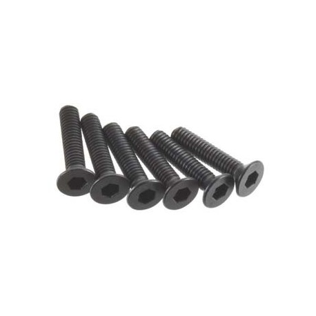 Screws, 2.5x12mm countersunk (hex drive) (6)